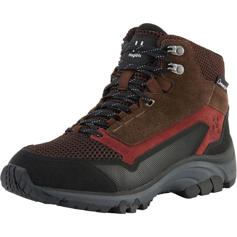 Haglöfs Skuta Mid Proof Eco Hiking Shoes Women maroon red/barque 4GX