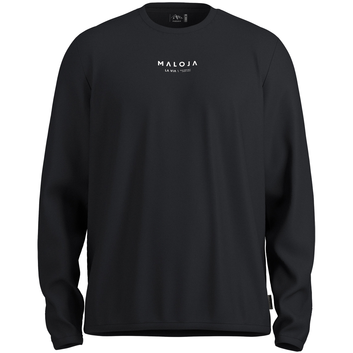 Pull Sun Mountain Homme Seconde Couche, Manches Longues, Taille L, Marron/noir