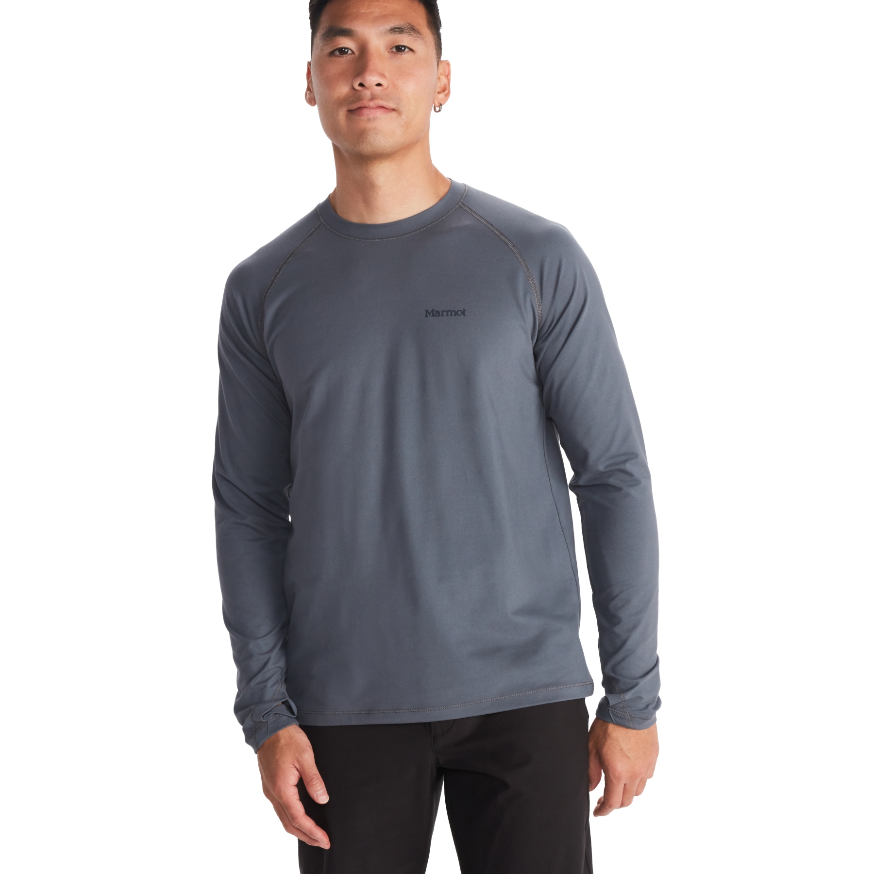 Picture of Marmot Windridge Long Sleeve T-Shirt Men - steel onyx