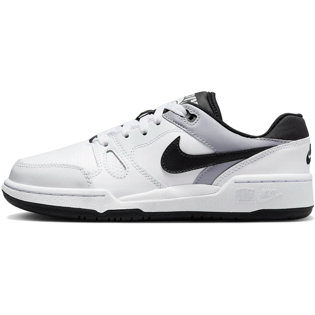 Детские полуботинки Nike Full Force - белый/черный-оловянный FV5929-101
