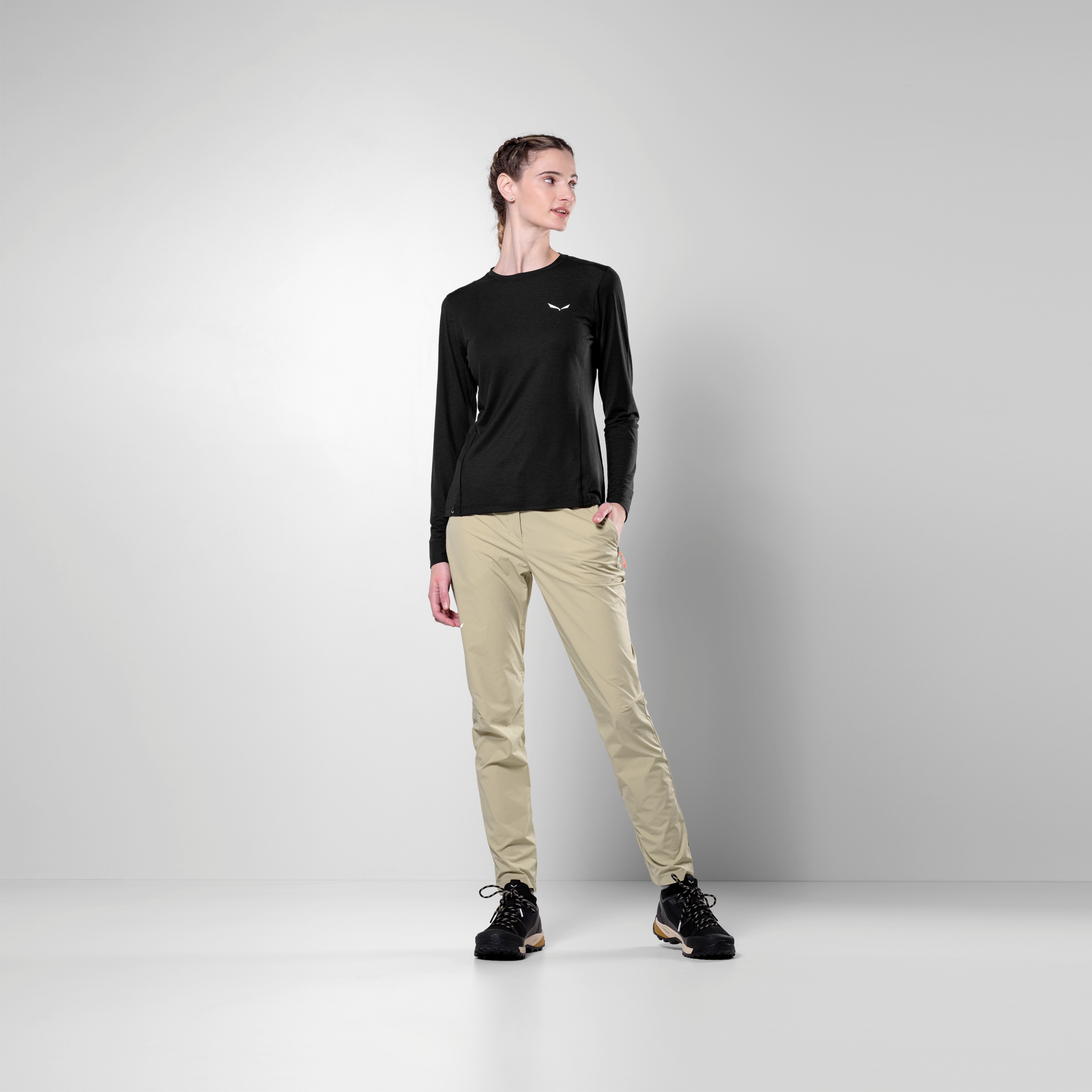 Haut Femme Manches Longues à Pois Noir Taille 24 - Marque George - Neuf Avec étiquettes