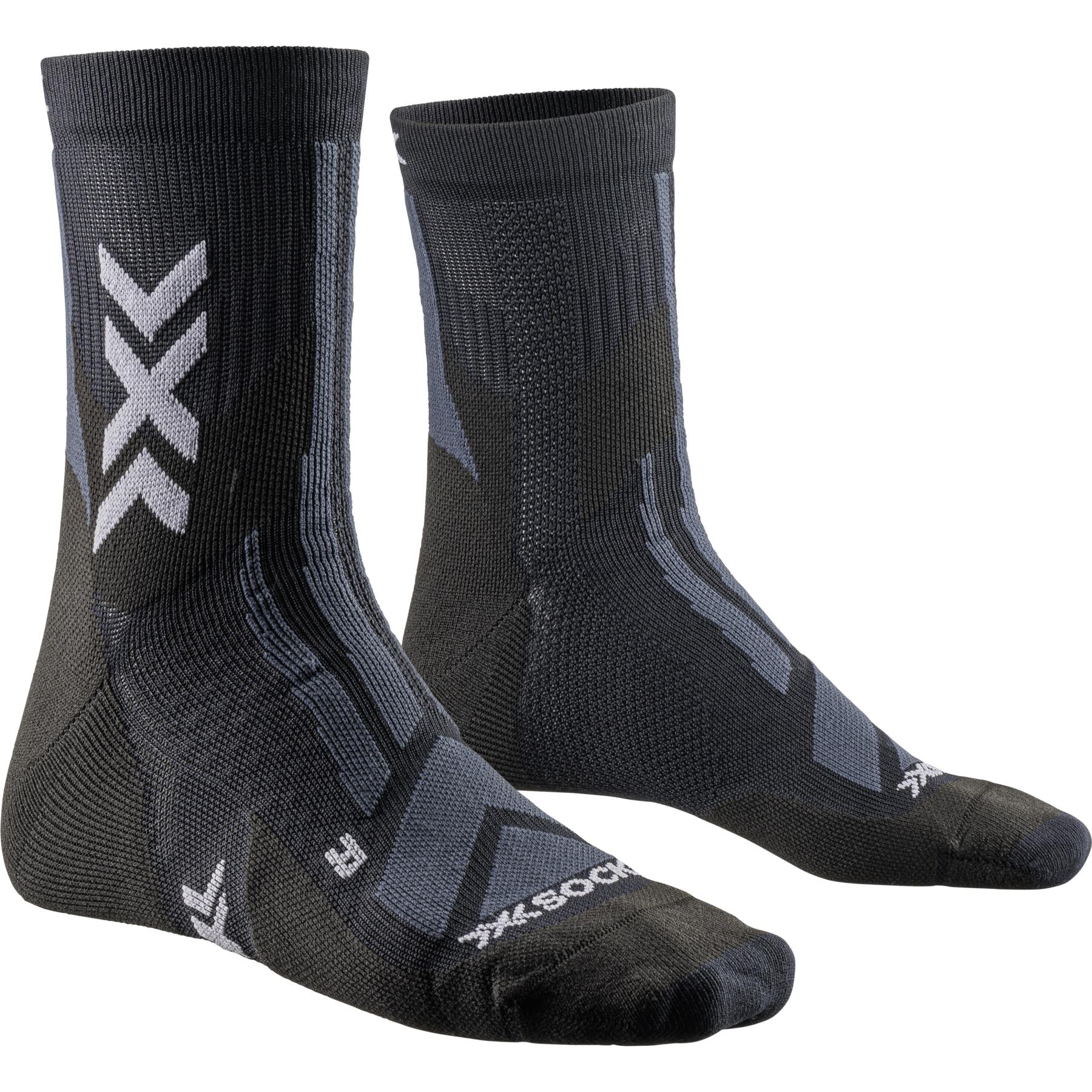 Picture of X-Socks Hike Discover Ankle Socks - black/charcoal