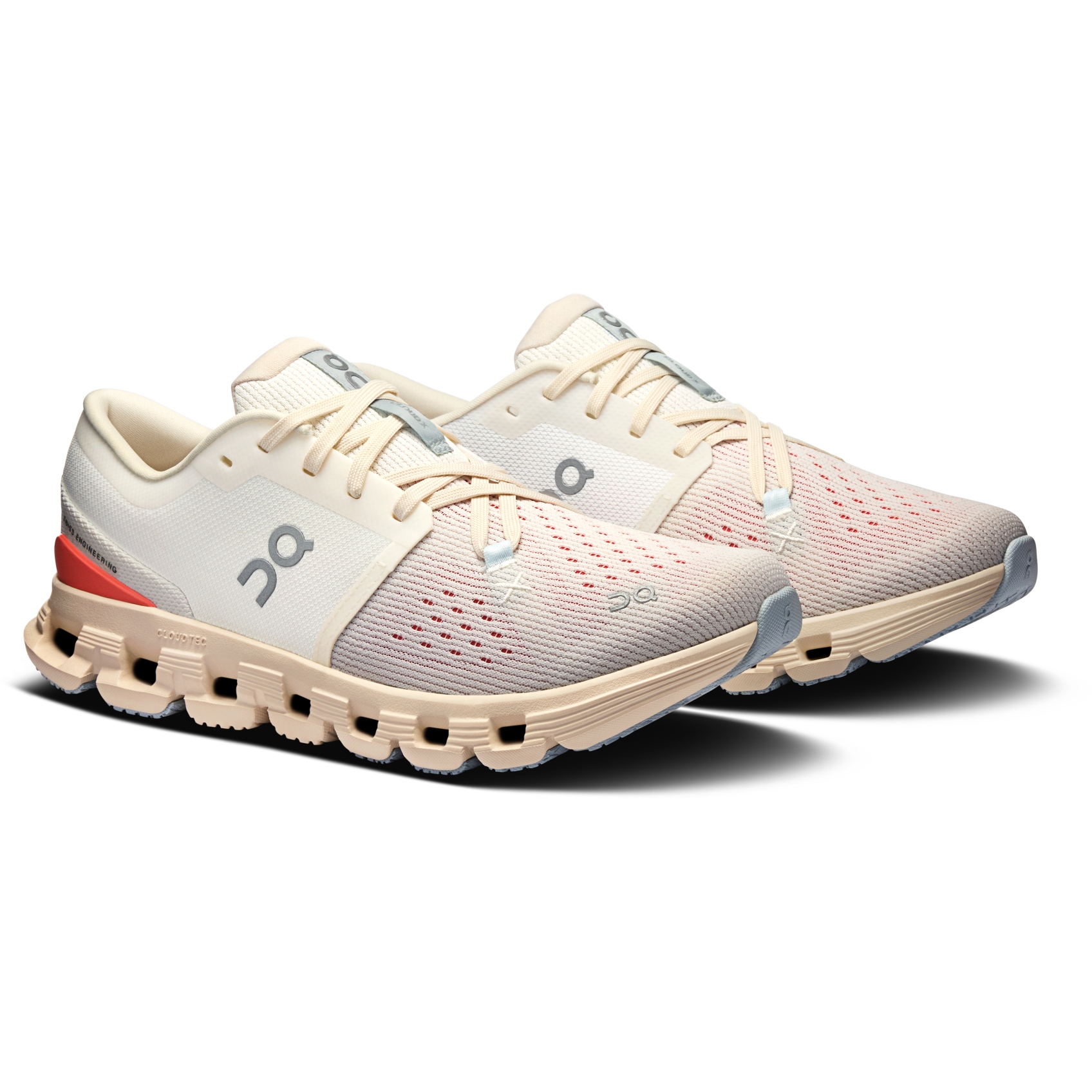 Zdjęcie: On Cloud X 4 Fitness Shoes Women - Ivory | Salmon