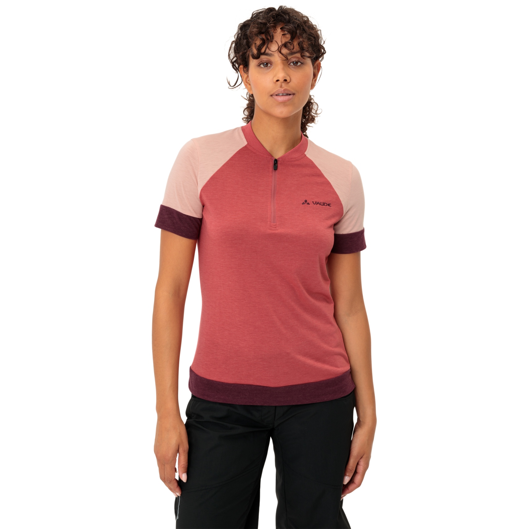 Produktbild von Vaude Altissimo Q-Zip Shirt Damen - brick