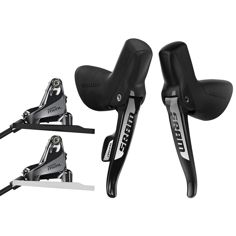 Picture of SRAM Rival 1 DoubleTap Brake Lever, -Shifter + Hydraulic Disc Brakes - Flat Mount - left/right | Set 1x11-speed