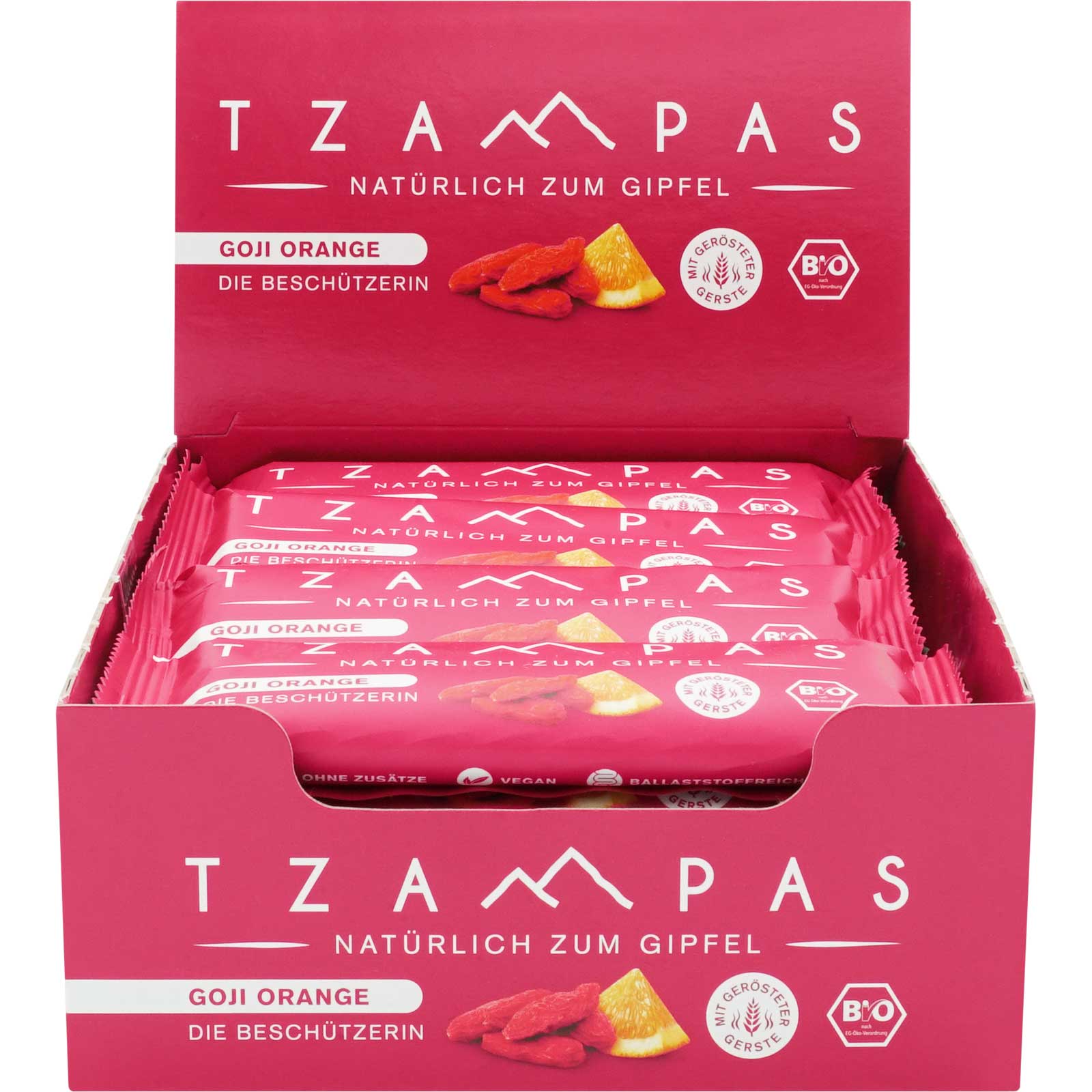 Foto de TZAMPAS Barrita Energética BIO - Goji Orange - 16x40g