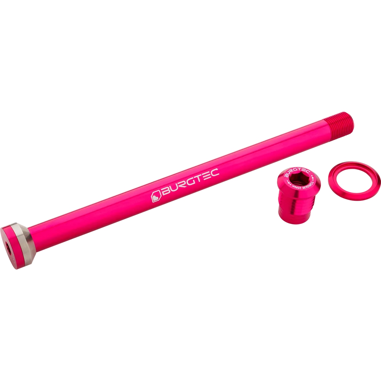 Produktbild von Burgtec Steckachse - 12x173mm für Canyon - toxic barbie pink