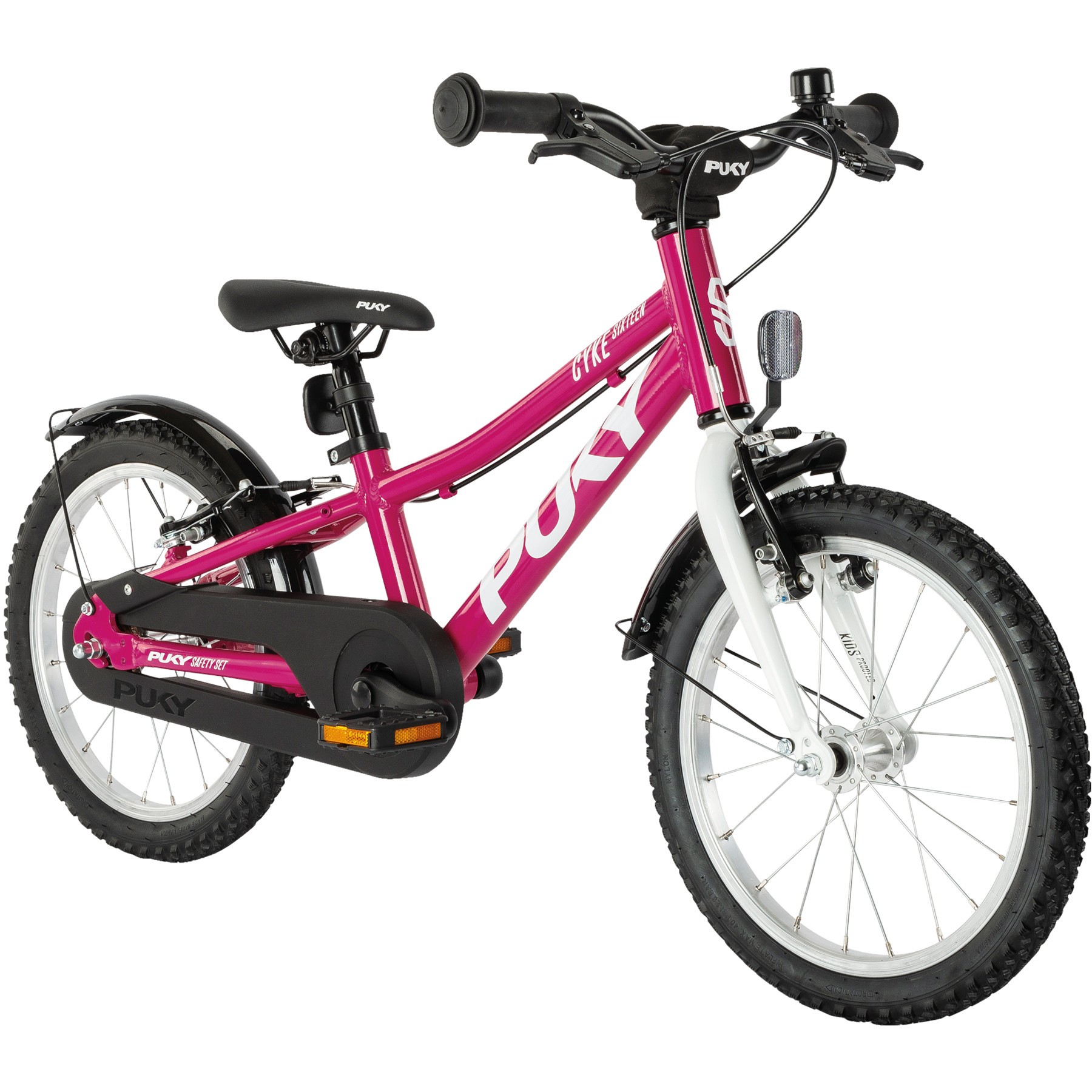 Picture of Puky CYKE 16 Children&#039;s Bike - 16&quot; | 1 Gear - berry/white