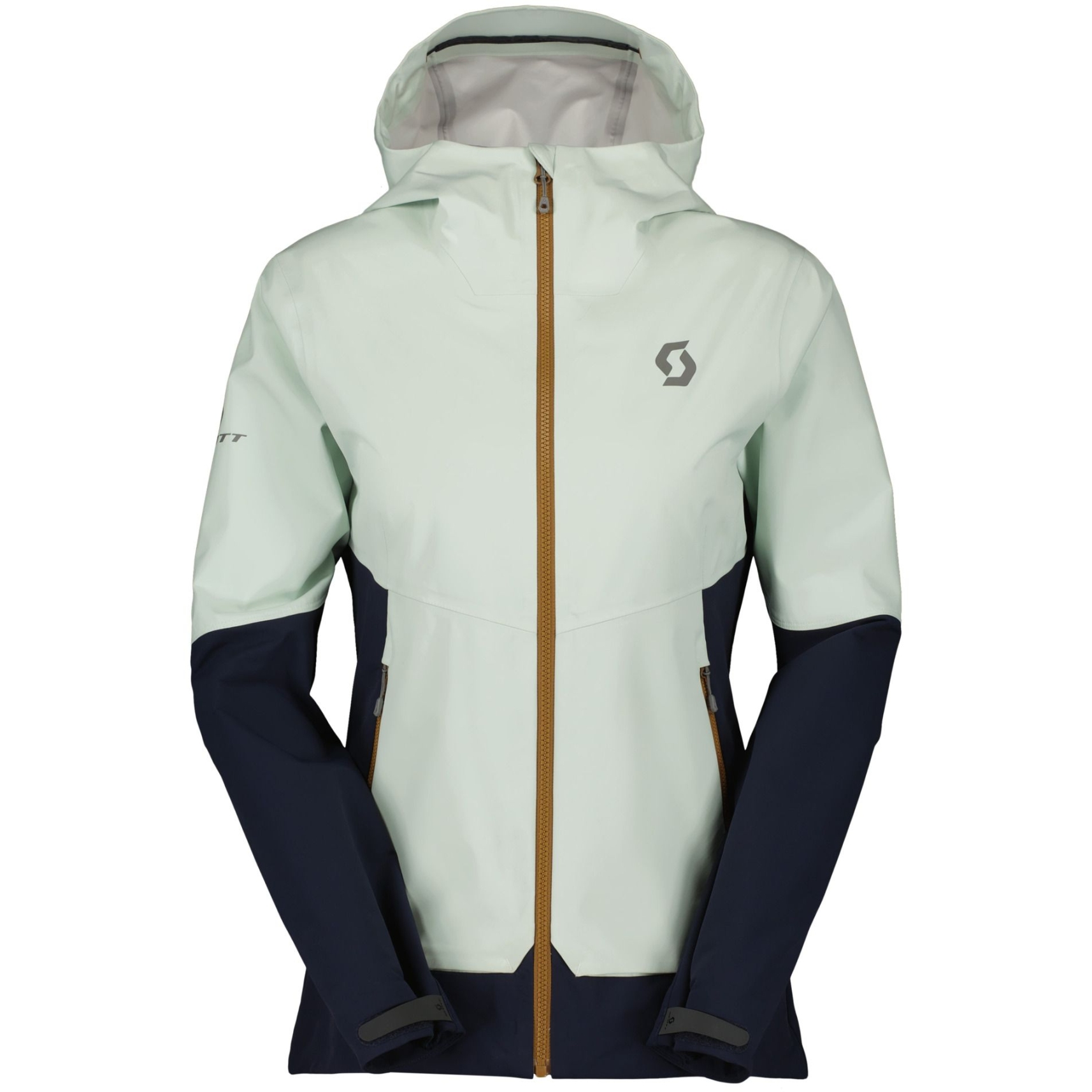 Женская куртка SCOTT Explorair Softshell - свежий зеленый/темно-синий