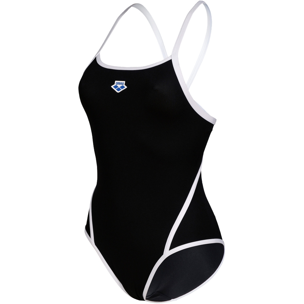 Picture of arena Icons Women&#039;s Super Free Back Swimsuit - Black-White