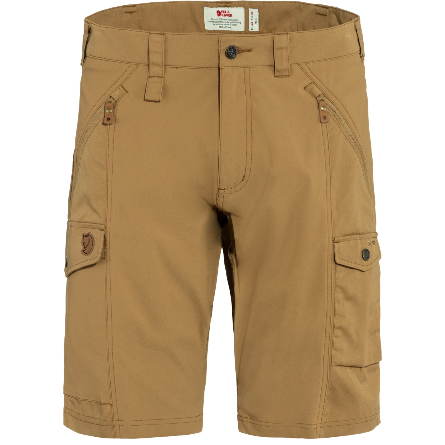 Мужские шорты Fjällräven Abisko - гречнево-коричневого цвета