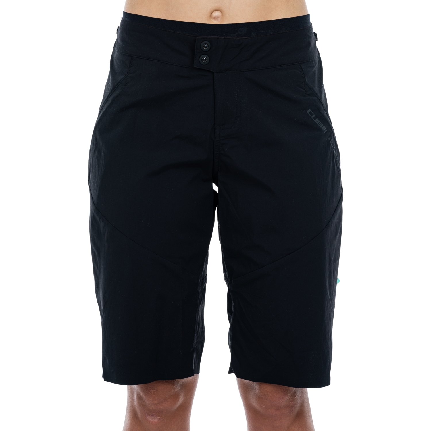 Produktbild von CUBE ATX Baggy Shorts inkl. Innenhose Damen - schwarz