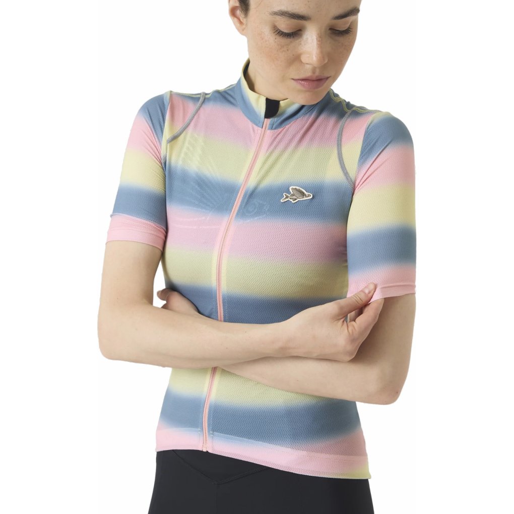 Café du Cycliste Mona Short Sleeve Jersey Women - plush/naples