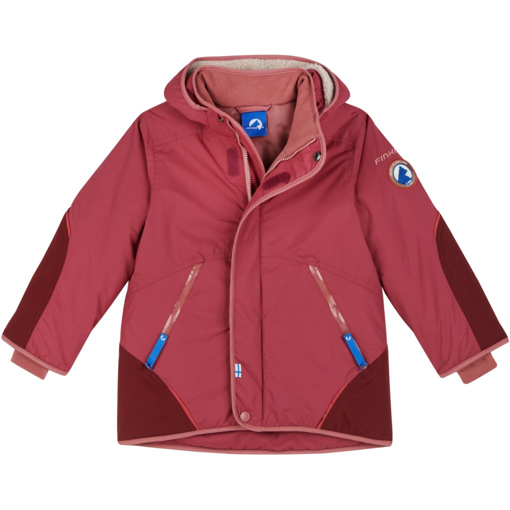 Finkid TALVINEN HUSKY Winter Parka Kids berry/cedar BIKE24