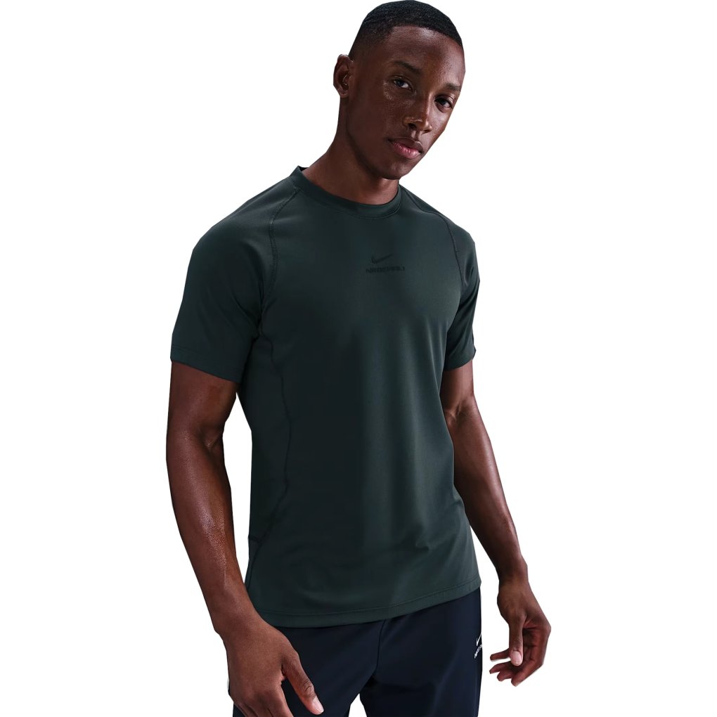 Nike Pro Dri-FIT Shirt Heren - seaweed/black HV0409-390 | BIKE24