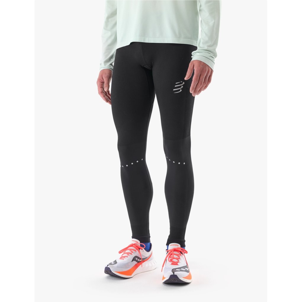 Compressport Mallas Hombre Winter Running negro BIKE24