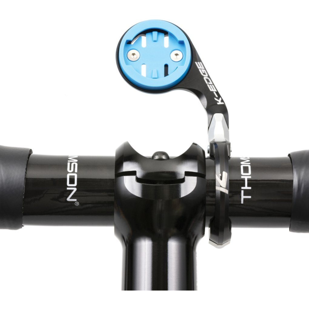 K-Edge Fahrrad-Halterung Für Wahoo & Garmin - Combo Für Computer (oben) Und Licht/Kamera (unten), Schwarz