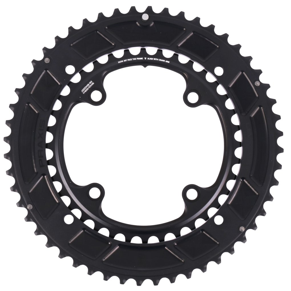 スペシャライズド  Praxis Chainrings 52/36T Praxis Works Aero Road Chainring - Power Meter City