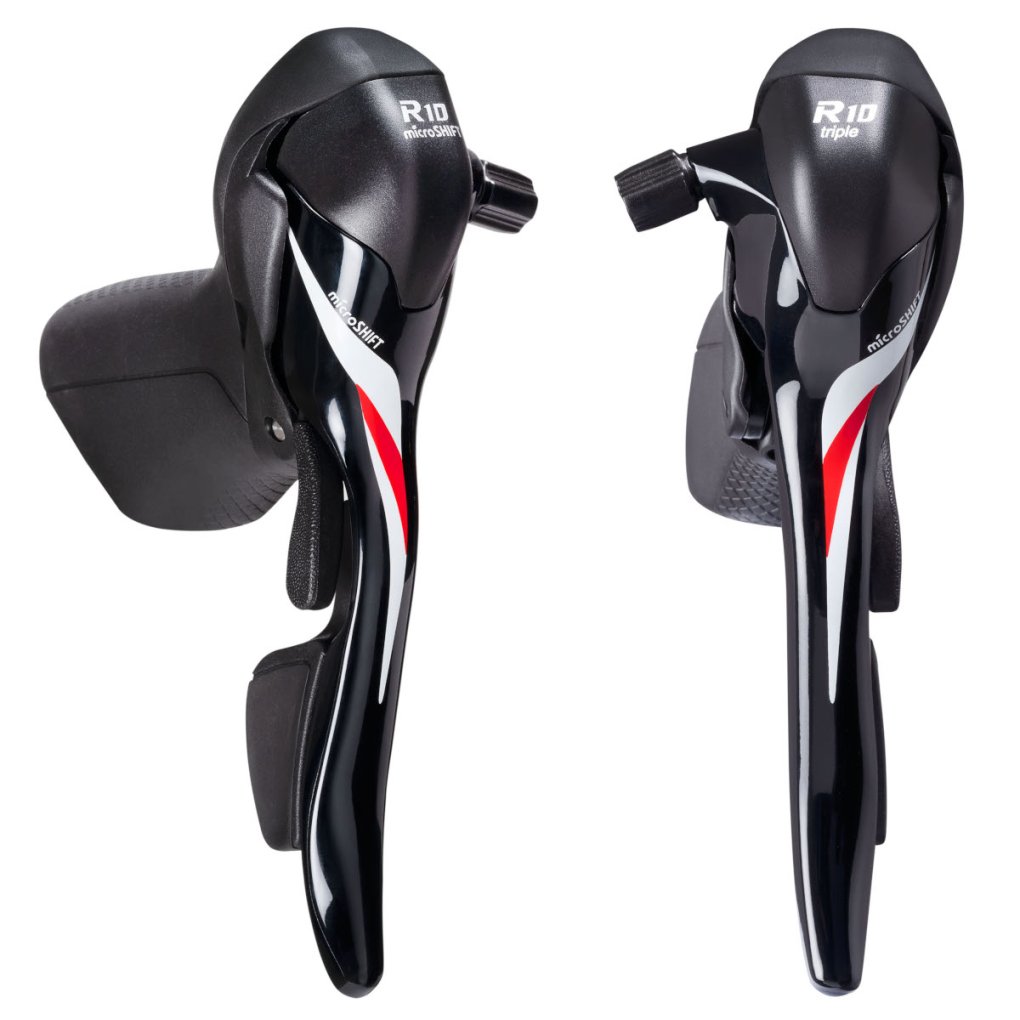 microSHIFT Drop-bar Shifter Pair 10-Speed — afbeelding 1