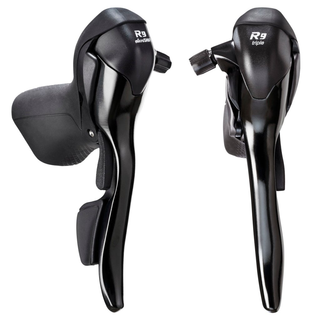 microSHIFT Drop-bar Shifter Pair 9-Speed — afbeelding 1