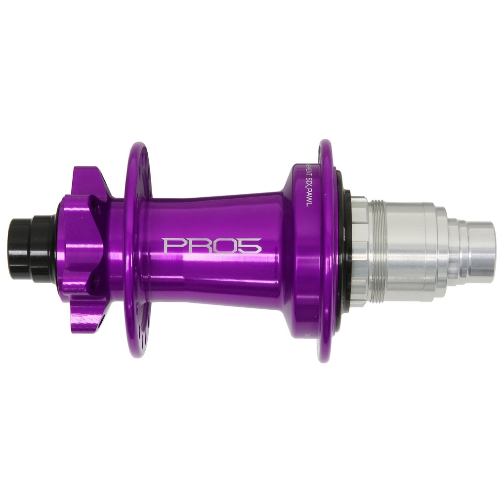 Hope Pro 5 Rear Hub - 6-Bolt - 12x148mm Boost | SRAM XD - purple