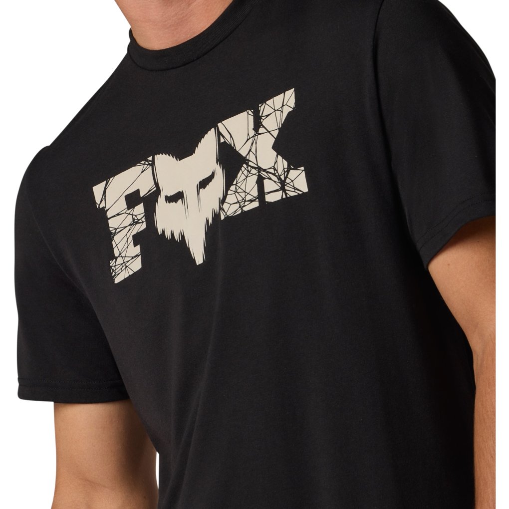 FOX Diffuse TruDri T-shirt met korte mouwen voor heren - zwart