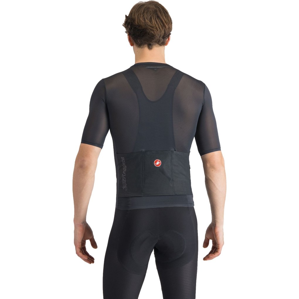 Maillot De Cyclisme Castelli Superleggera A/C Manches Courtes - Taille M Noir - Neuf Avec étiquettes