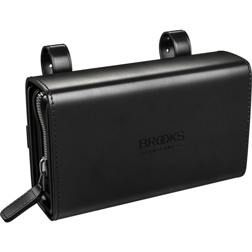 Brooks D-Shaped Leather Saddle Bag - black | BIKE24