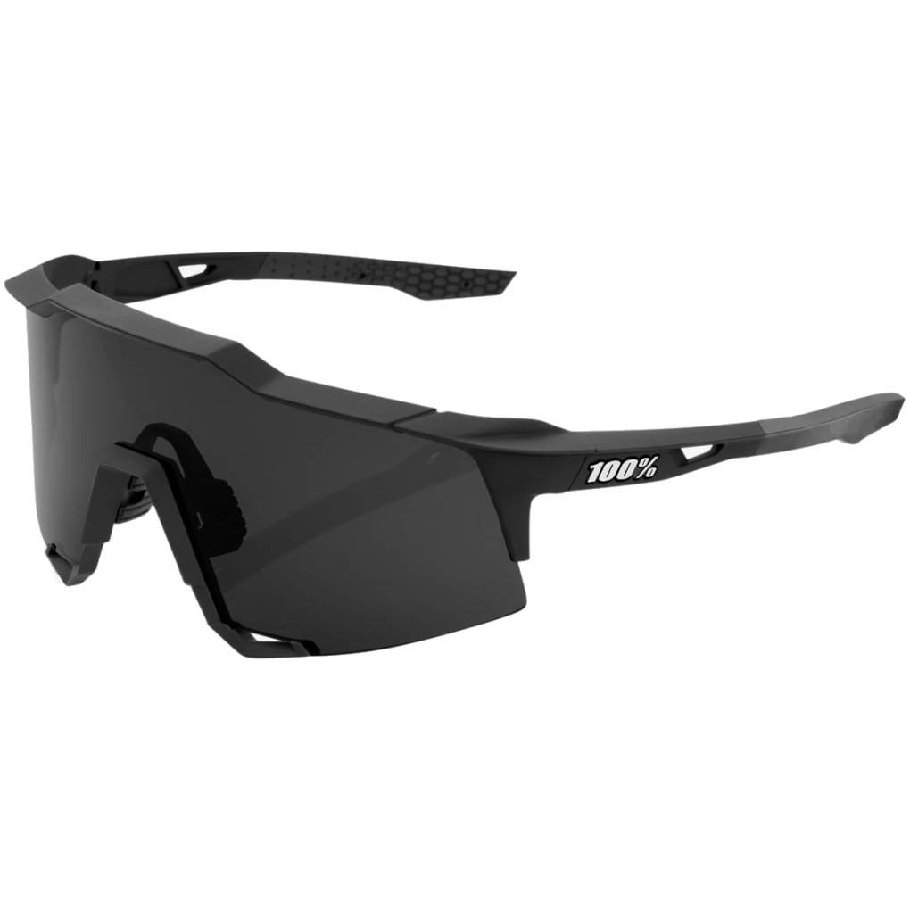 100% Speedcraft Glasses - Soft Tact Black - HiPER Red Multilayer
