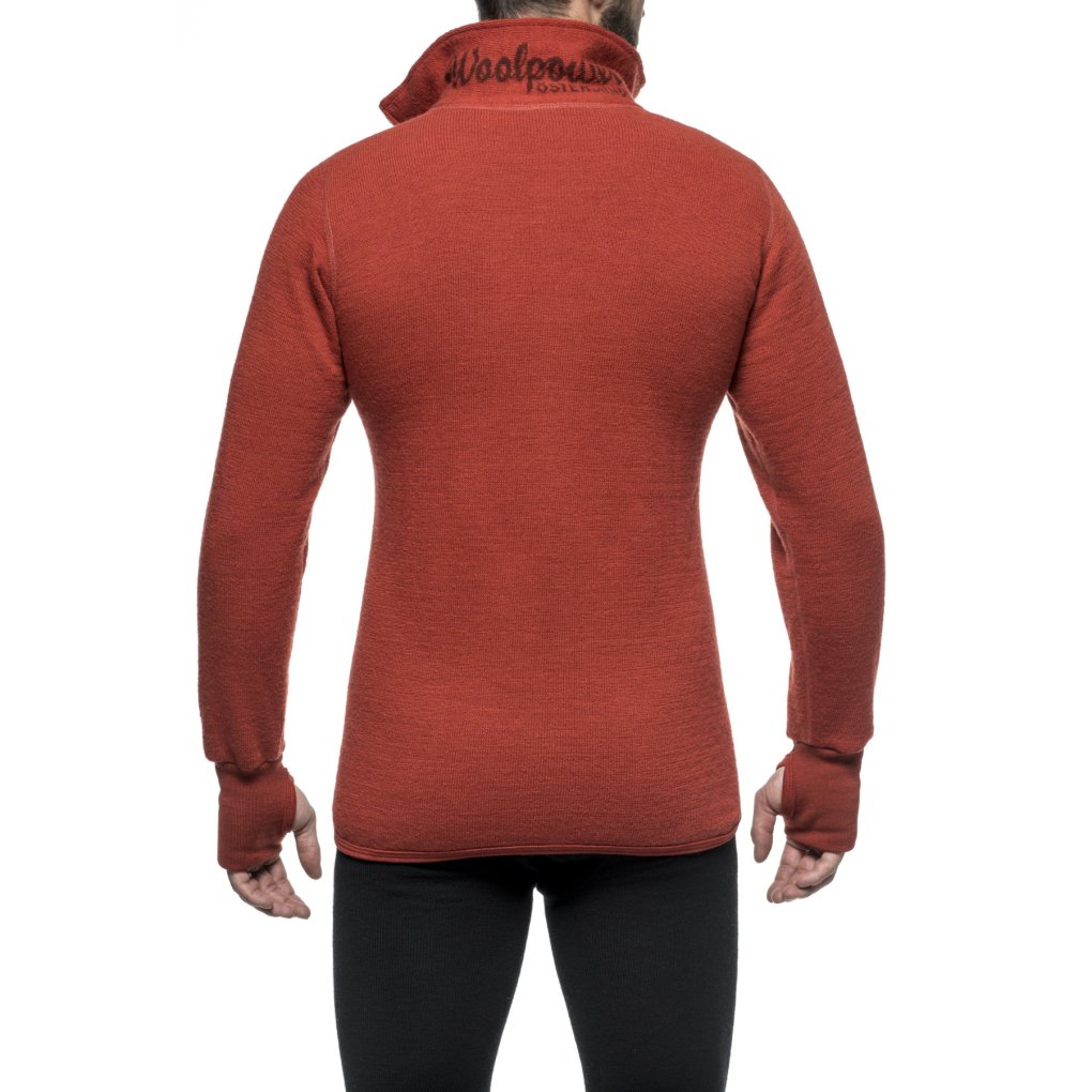 Woolpower Full Zip Jacket 400 Unisex - autumn red | BIKE24