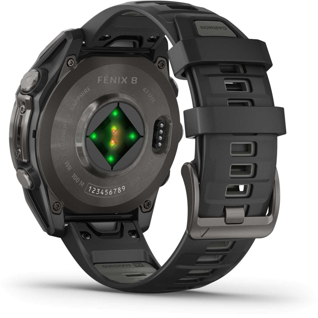 Garmin fenix AMOLED Sapphire GPS Smartwatch 47mm Black