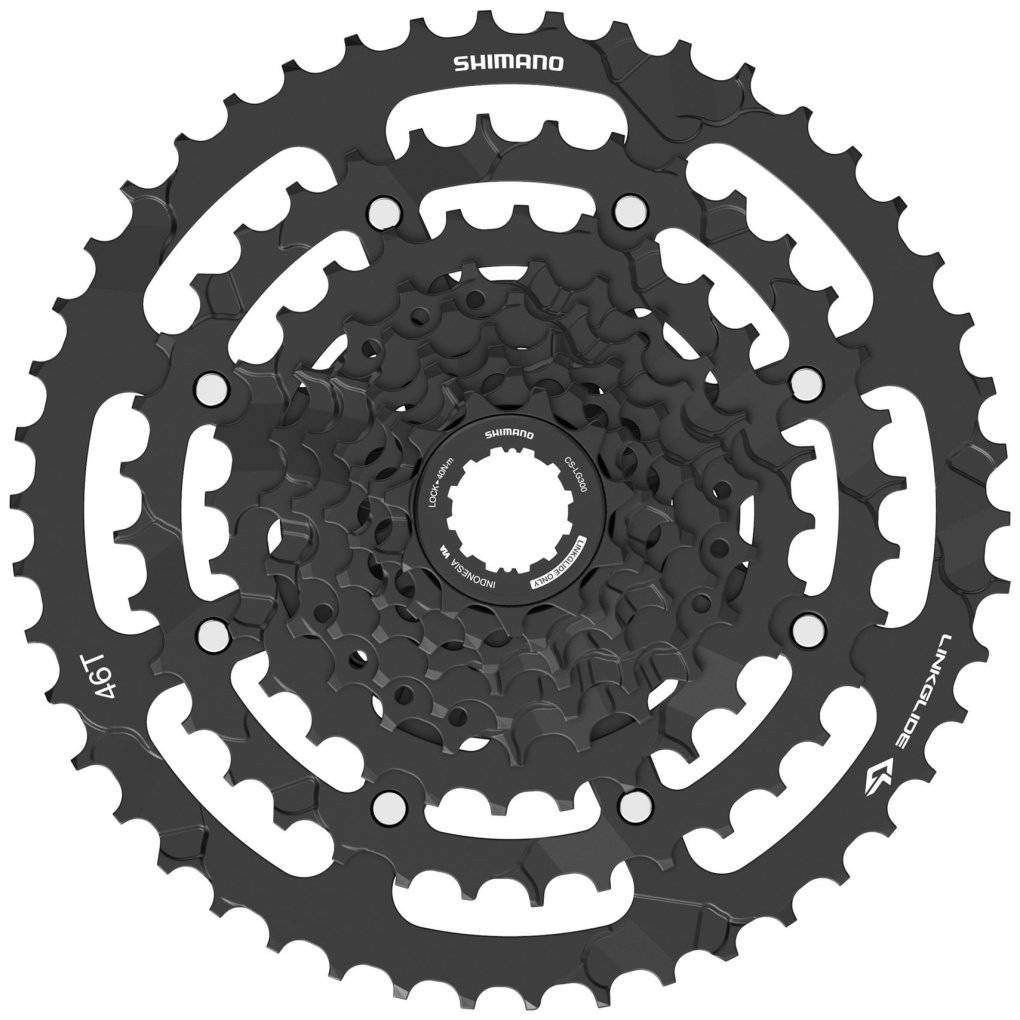Shimano Cues CS-LG300-9 Cassette 9-Speed 11-46T Shimano HG — afbeelding 1