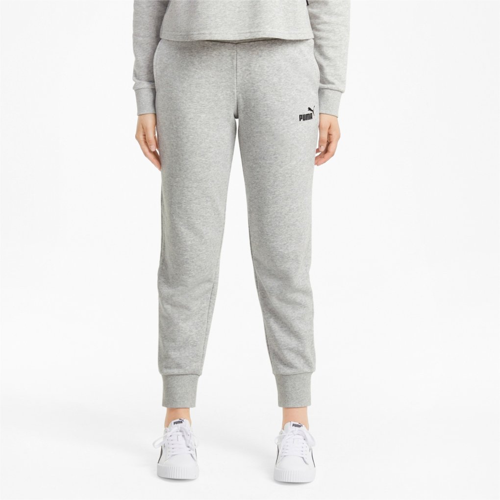 Puma Essential Sweatpants Women Light Gray Heather BIKE24