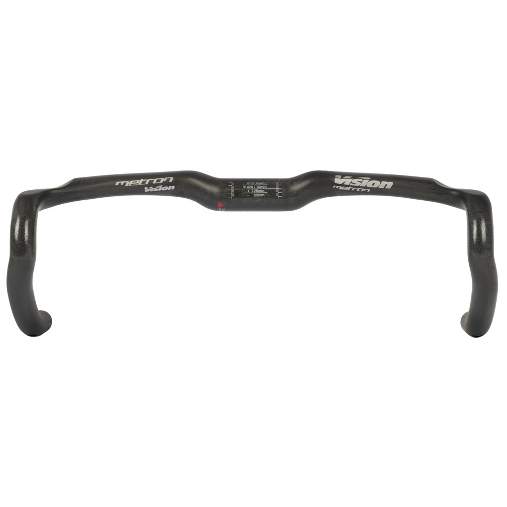 Vision Metron 4D Compact Road Handlebar - UD Carbon/grey/white