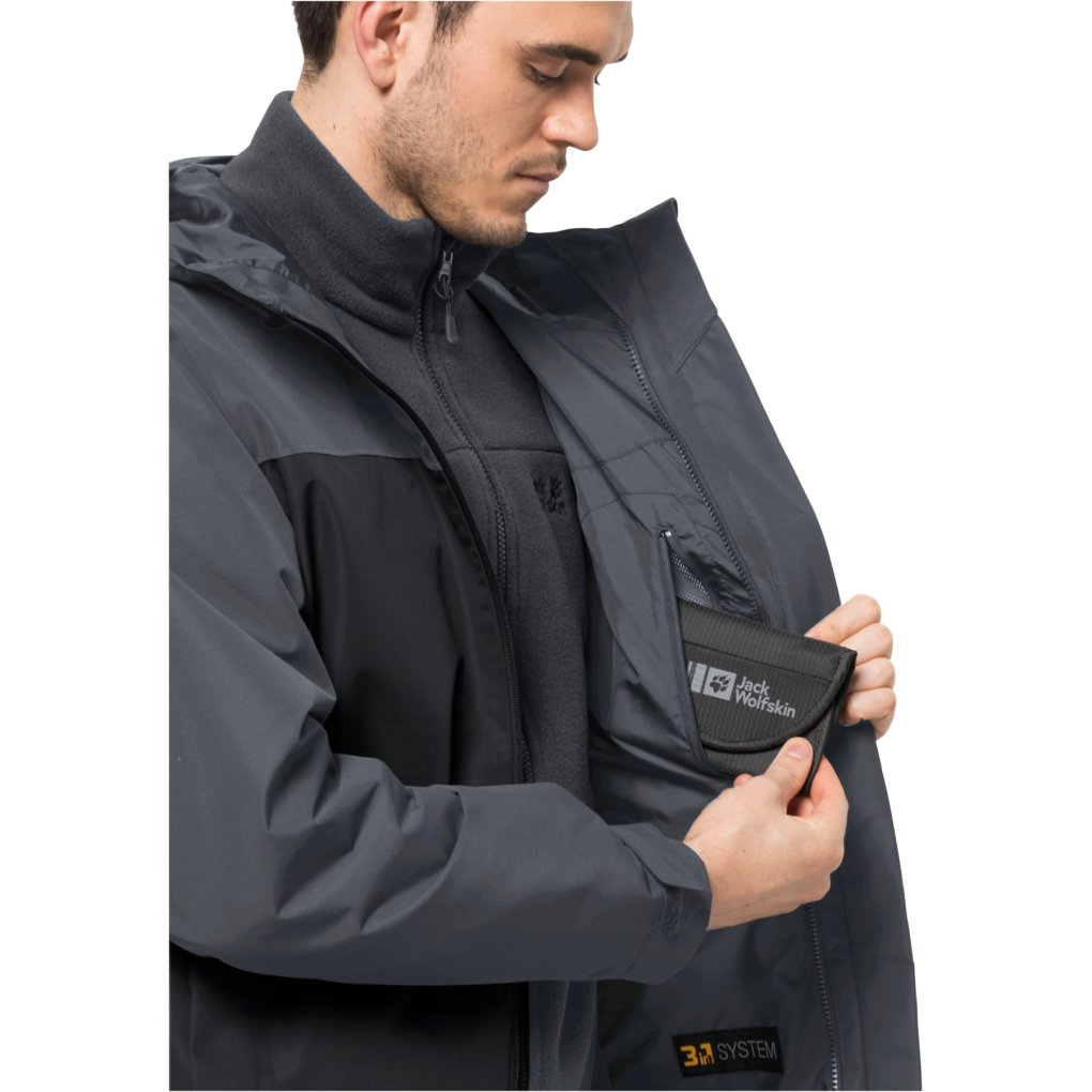 Jack Wolfskin Taubenberg 3in1 Jacket Men phantom BIKE24