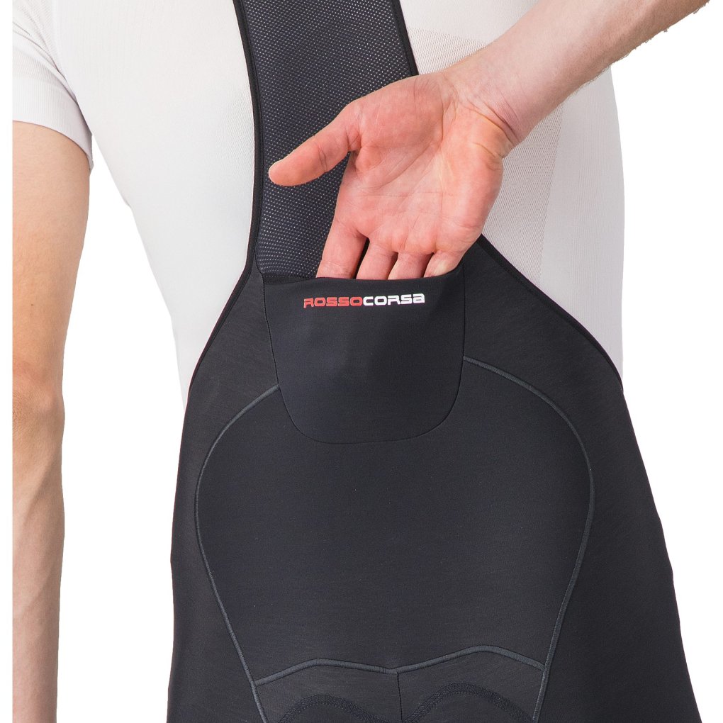 Castelli Omloop Thermal Bibshorts Men - black 010 | BIKE24