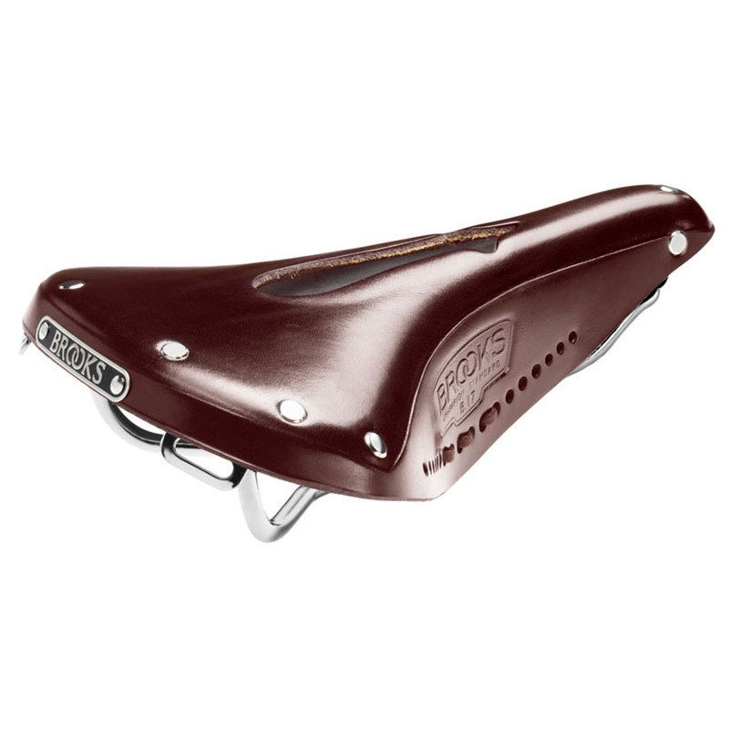 Brooks B17 Carved Bend Leather Saddle - honey | BIKE24