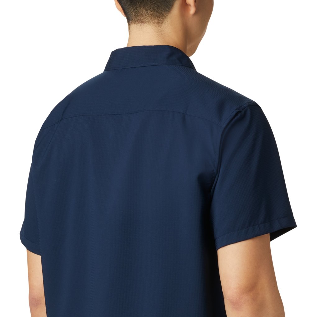 Omni-Shade UV Protection Columbia Men's Utilizer II Short Sleeve Shirt - Sun Protection & Quick-Dry (Mountain Blue, X-Large) Columbia Utilizer II Sun Protection Quick-dry Shirt
