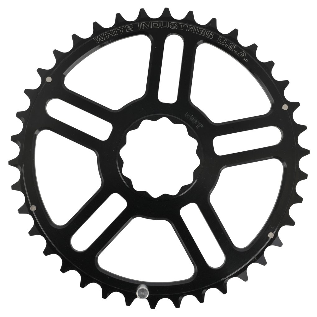 パーツ WHITE INDUSTRIES VBC OUTER CHAINRING 50T WHITE INDUSTRIES* VBC inner chainring (black) - BLUE LUG