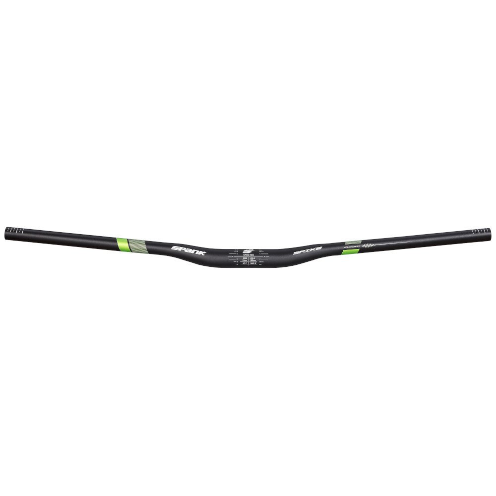 Guidon SPANK Spike 800 Vibrocore XGT – 31,8mm X 800mm, Rise 30mm – Noir/Jaune