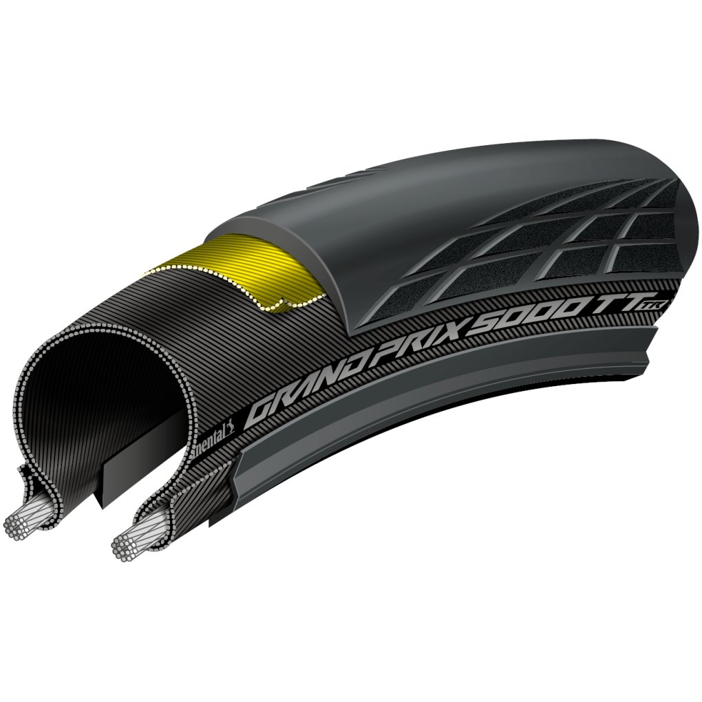 Continental Grand Prix 5000 TT TR Cubierta Plegable - 25-622