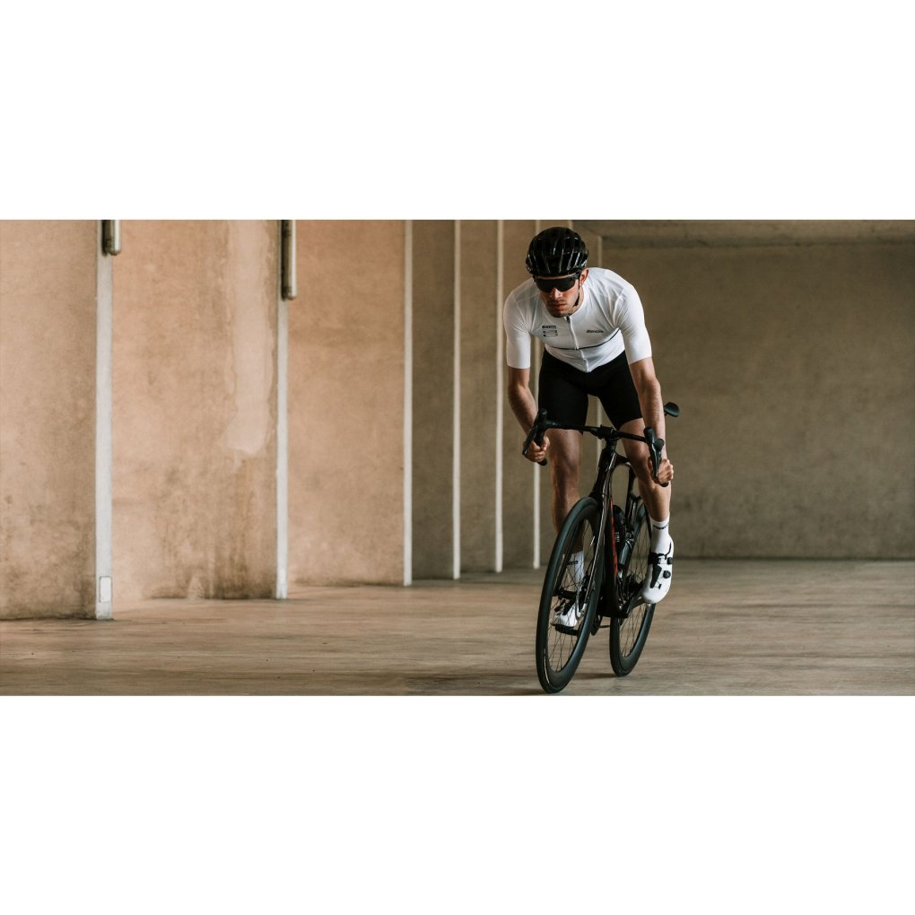 Maillot Cycliste Pirelli Sport Club Manches Courtes - Tissu Léger UPF50+ - Triple Poche Arrière - Protection UV - Taille M
