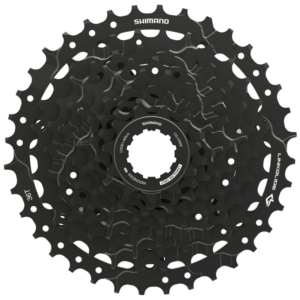 Shimano Cues CS-LG300-9 Cassette 9-Speed 11-36T Shimano HG — afbeelding 1