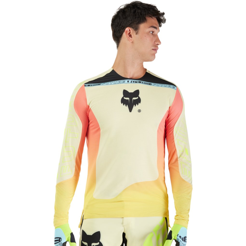 FOX Flexair MTB Longsleeve Jersey Men Elevated lemonade