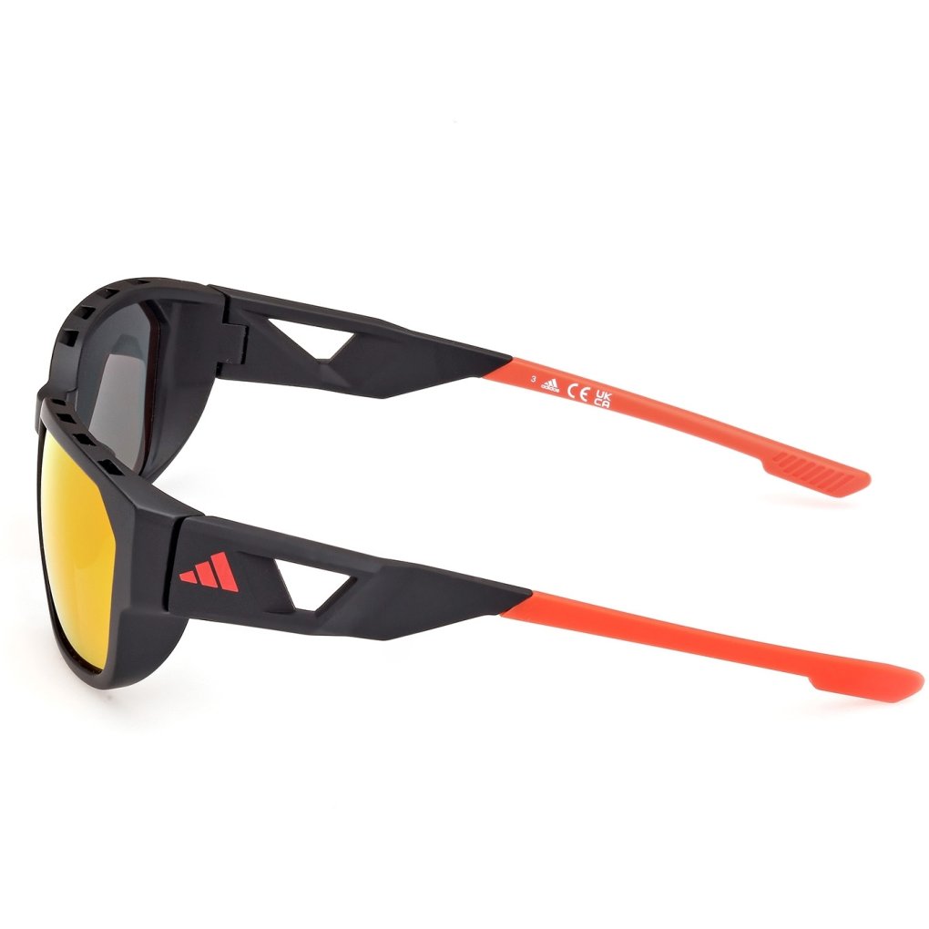 adidas Gafas de Sol SP0092 Matte Black Mirror Roviex BIKE24