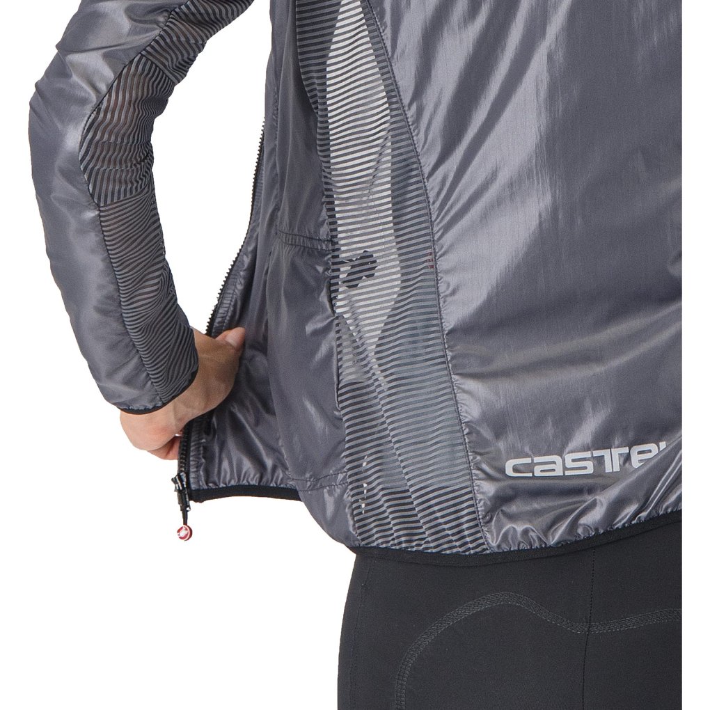 Castelli Aria Shell Jacket Women - dark grey 030 | BIKE24