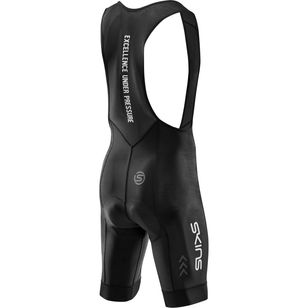 SKINS CYCLE Heritage Bike Bib Shorts Men Black/Black