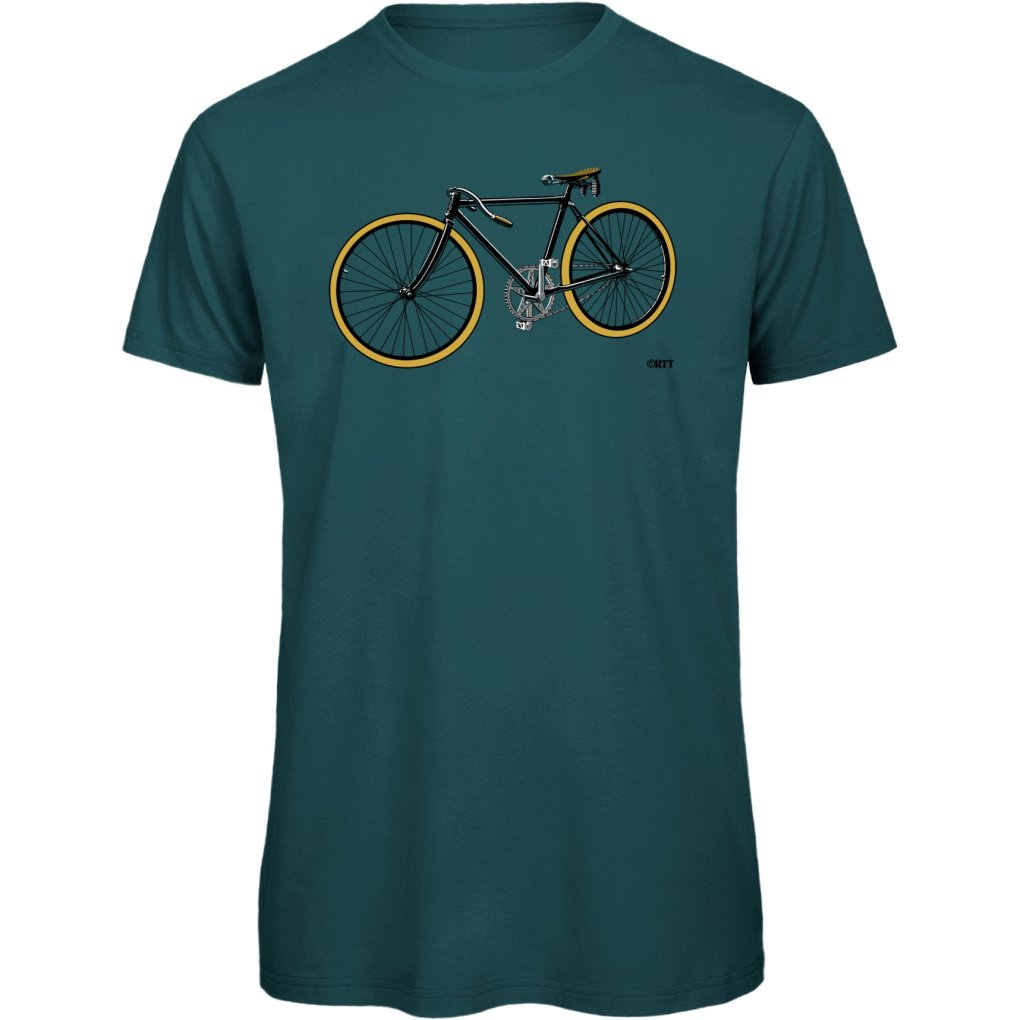 RTTshirts Retro Road Bike T-Shirt Men blue