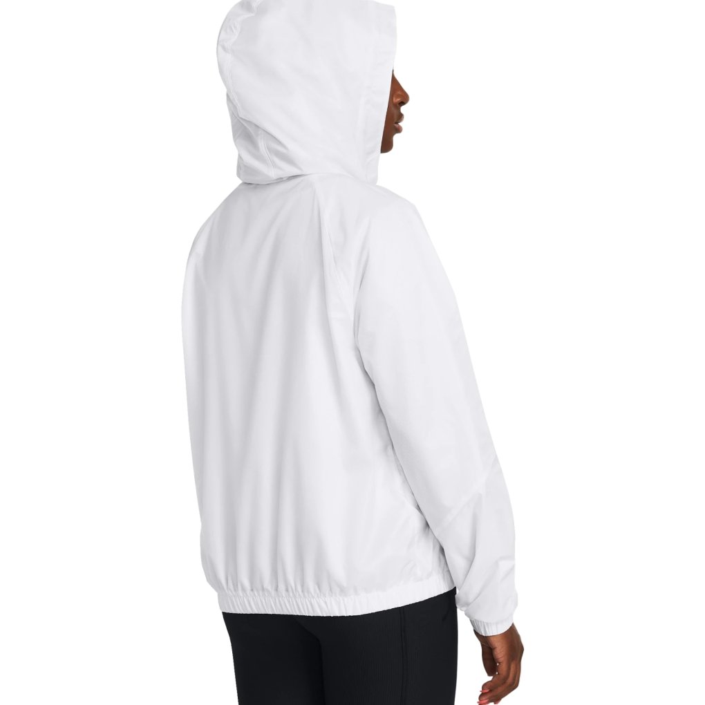 Under Armour Giacca a Vento Donna UA Rival Sport Bianco/Nero