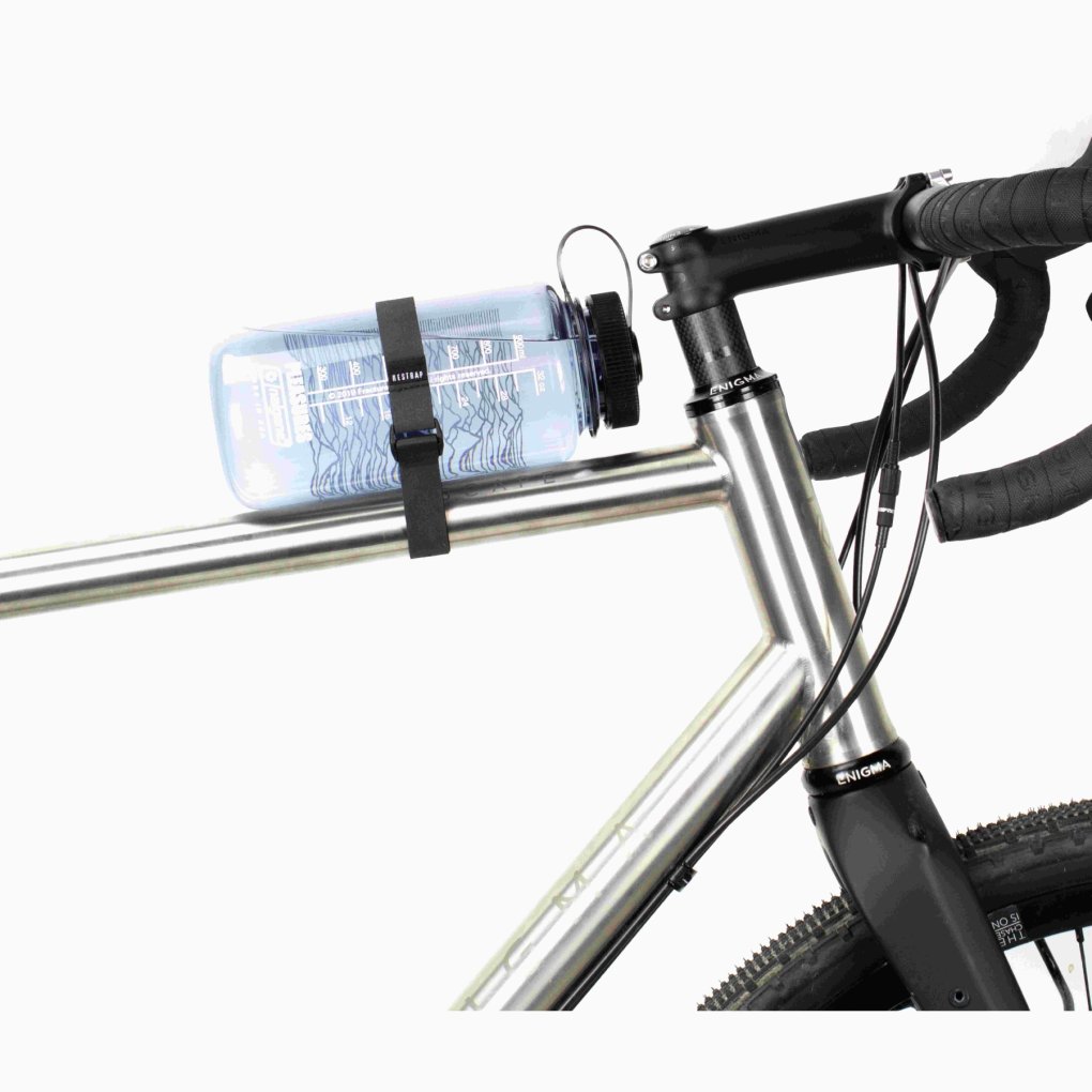RESTRAP Fast Strap - Cinghia Da Bicicletta Universale, 25 Cm, Nera, In Hypalon, Prodotta Nel Regno Unito